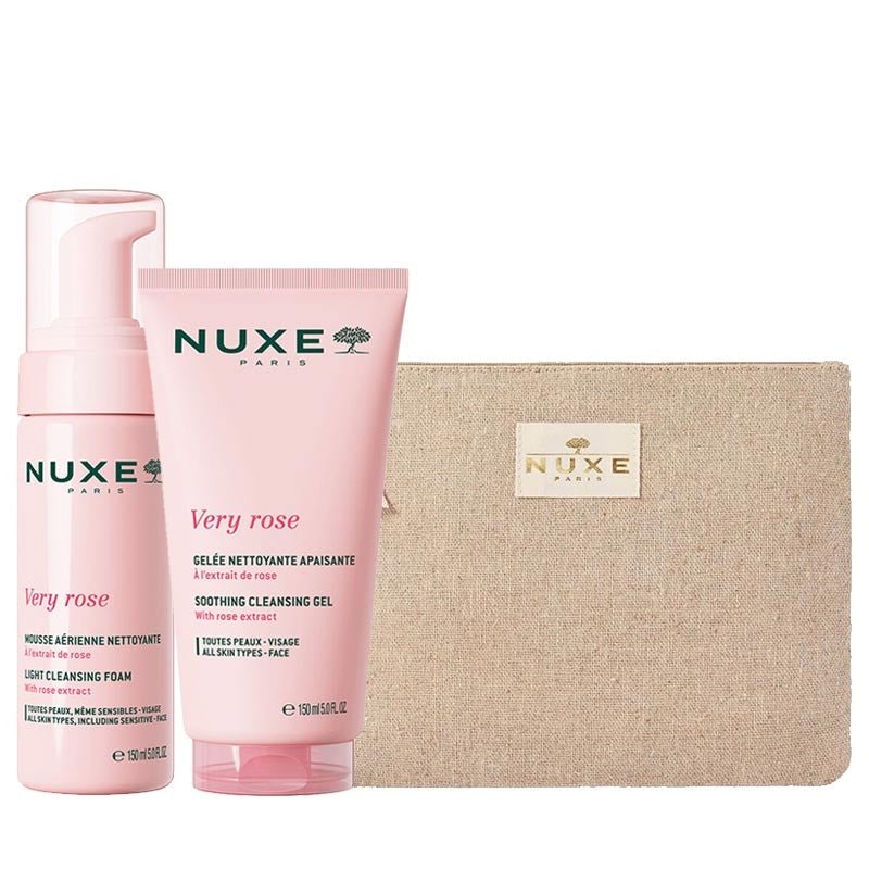 Nuxe Very Rose Cleansing Set with Rose Extract 2x150ml