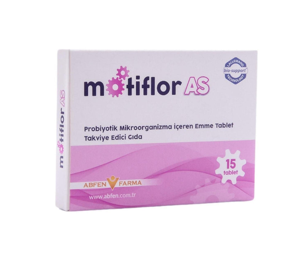Motiflor Probiyotik Oral Emme Tablet 15 Tablet - Probiotic Oral Tablets for Oral Health Support - Vitamin & Supplement