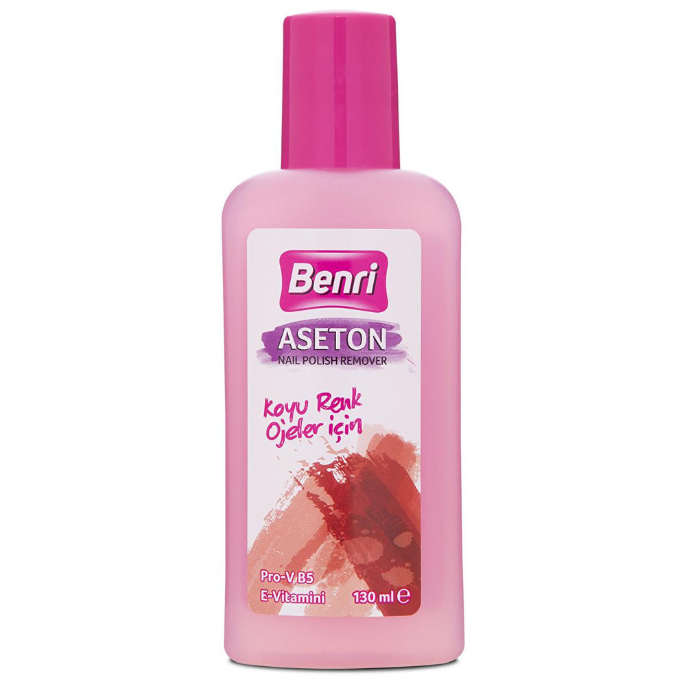 Benri Dark Nail Polish Remover - 4.4 fl oz - Gentle & Effective - Nail Polish