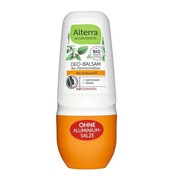 Alterra Natural Roll-On Deodorant, Lemon & Melissa Scent, Vegan, Dermatologically Approved - 1.69 fl oz Alterra Natural Roll-On Deodorant - Vegan & Dermatologically Approved Natural Deodorant, Vegan Roll-On, Lemon Deodorant, Melissa Scented, Dermatologically Approved Deodorant, Climate Neutral Cosmetics, Natrue Certified Products, Eco-Friendly Deodorant, Cruelty-Free Cosmetics, Sustainable Personal Care, Natural Cosmetics, Organic Deodorant, Sensitive Skin Solutions