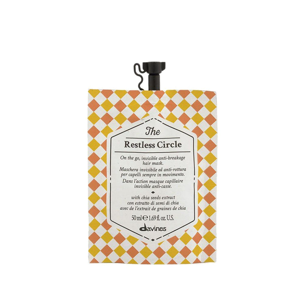 Davines Restless Circle Hair Care Mask - Nourishing Split End Preventer for Damaged Hair, 1.69 fl oz - Hair Mask