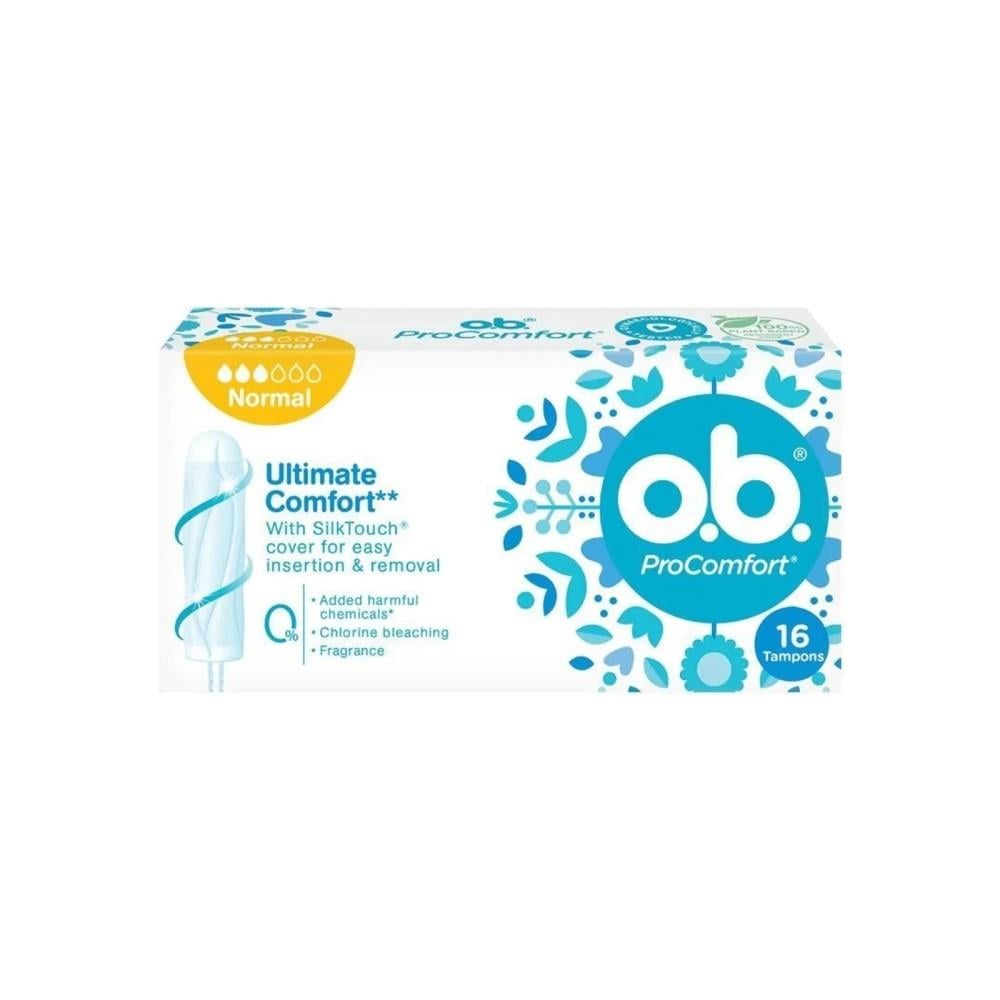 o.b. ProComfort Normal Tampons - 16 Count | Comfort Protection