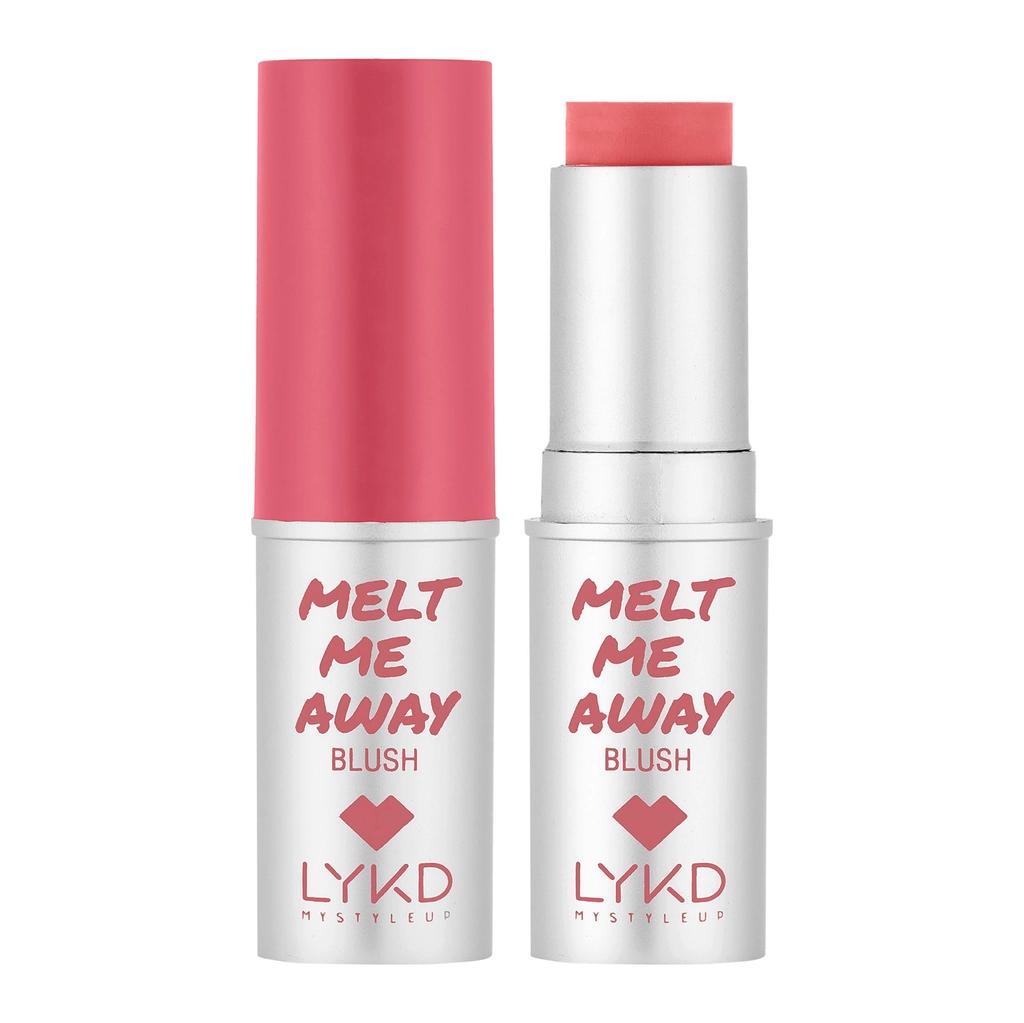 LYKD Melt Me Away Creamy Blush Stick 681 Papaya Kiss for a Dewy Flush