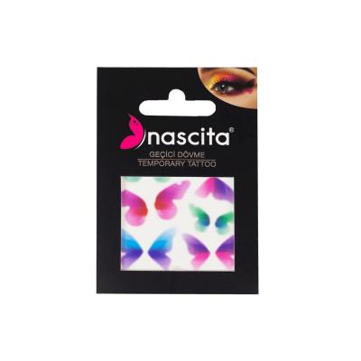 nascita butterfly sticker front view, nascita butterfly sticker close-up, nascita butterfly sticker application, nascita butterfly sticker design examples Nascita Butterfly Sticker - Fun Temporary Tattoos | 18 Designs Nascita Butterfly Sticker - Fun Temporary Tattoos nascita, butterfly-sticker, temporary-tattoo, fun-tattoos, kids-tattoos, teens-tattoos, stickers, body-art, ai-generated, colorful-tattoos