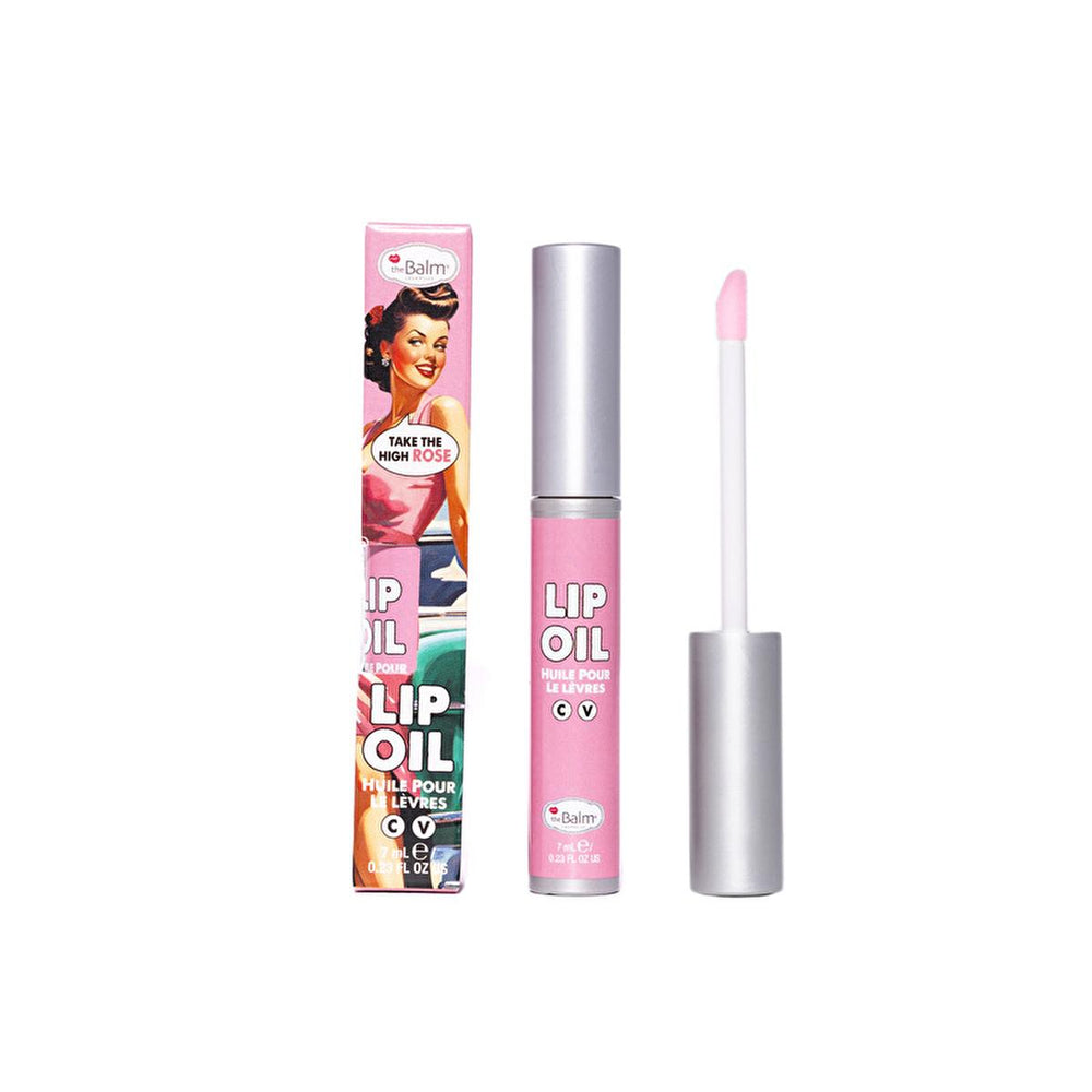 theBalm Take The High Rose Lip Oil: Hydrating High Shine, Non-Sticky Lip Gloss Alternative - Light Color & Premium Quality theBalm Lip Oil: Hydrating Shine & Non-Sticky Color lip oil, non-sticky lip gloss, hydrating lip color, theBalm lip oil, high shine lip oil, lip gloss alternative, moisturizing lip oil, rose lip oil, light color lip oil, premium lip oil, makeup, beauty, lip care, hydration, shine, non-sticky, comfortable wear, everyday makeup, travel makeup, gifts for her, makeup enthusiasts, hydrated l