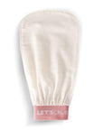 Let'scrub Silk Exfoliating Bath Glove for Smoother Skin - Natural Skincare, Gentle Exfoliation, Handmade - Exfoliator