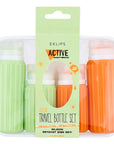 Eklips Travel 4-Piece Bottle Set for Toiletries 90ml & 60ml
