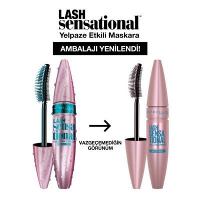 Maybelline New York Lash Sensational Waterproof Volumizing Mascara - Dramatic Volume, Length & Curl - Black - view 3