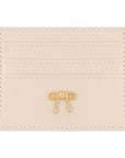 Eklips Cream Bow Card Holder - Compact & Stylish Accessory