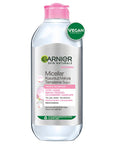 Garnier Micellar Makeup Remover Water - Gentle, Effective Cleansing for Sensitive Skin - 400ml Garnier Micellar Makeup Remover - Gentle & Effective micellar makeup remover, Garnier Micellar Water, makeup removal, sensitive skin care, gentle cleansing, skincare, cosmetics, beauty products, Garnier, micellar technology, no-rinse cleanser, face care, travel skincare