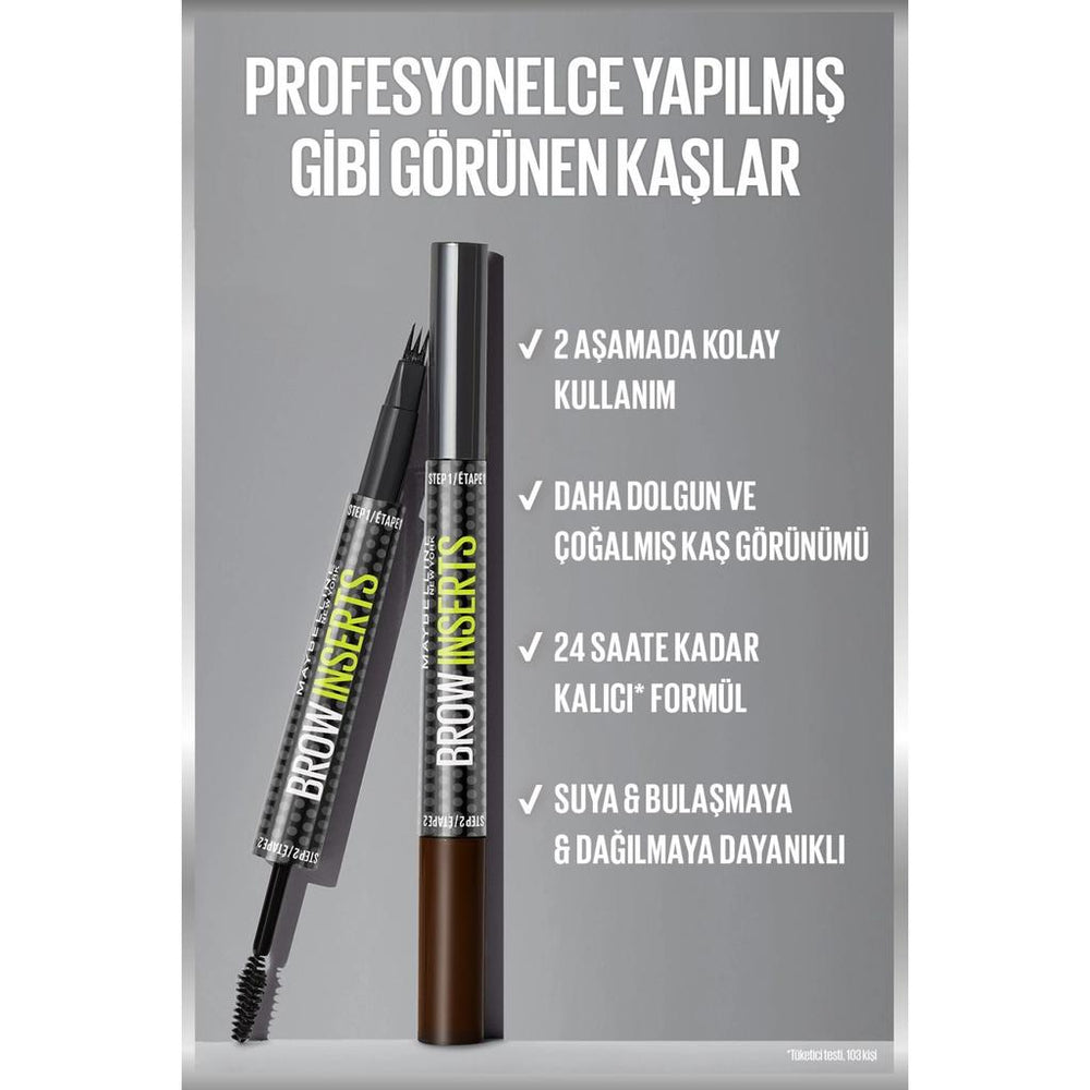 Maybelline New York Brow Insert Double-Ended Pencil 05 Deep Brown