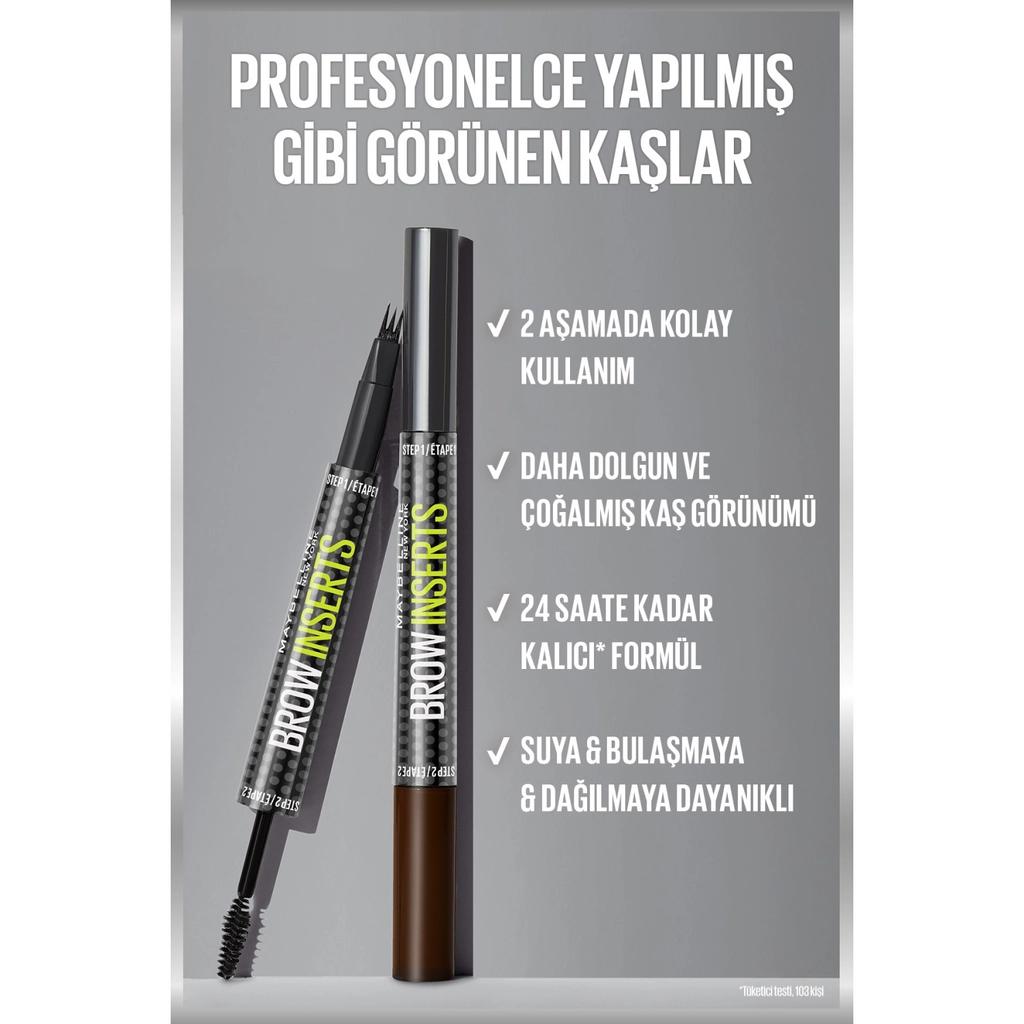 Maybelline New York Brow Insert Double-Ended Pencil 05 Deep Brown