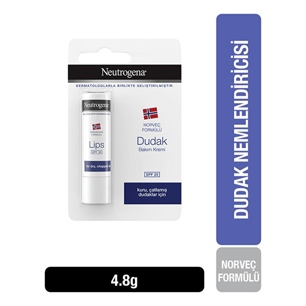 Neutrogena Lip Balm/Moisturizer with SPF 20 - Moisturizing Lip Care with Sun Protection - Lip Balm
