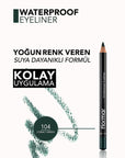 Flormar Waterproof Mat Eyeliner - Long-Lasting, Intense Pigment, Smudge-Proof - Flormar Waterproof Eyeliner - view 3