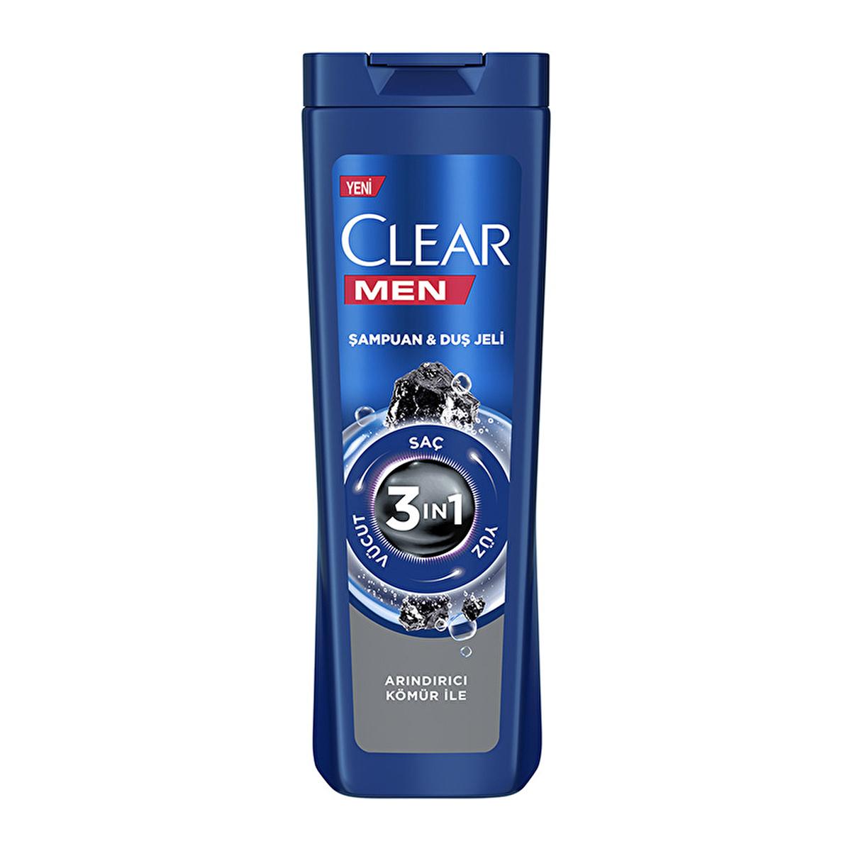 Clear Men 3-in-1 Charcoal Shampoo &amp; Shower Gel: Deep Clean, Fight Dandruff, &amp; Simplify Your Routine - 11.83 fl oz Clear Men 3-in-1 Charcoal Shampoo: Cleanse, Dandruff Control 3 in 1 shampoo shower gel, men&#39;s shampoo, charcoal shampoo, anti dandruff shampoo, 3 in 1 body wash, men&#39;s grooming, deep cleansing shampoo, shampoo for oily hair, 3-in-1, shampoo, shower gel, body wash, charcoal, anti-dandruff, deep cleansing, oily hair, men&#39;s personal care, men&#39;s hygiene, grooming, daily use, convenient, time-saving,