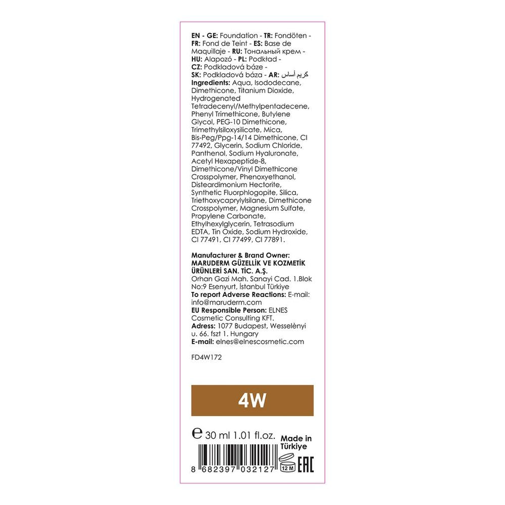 Maruderm Make Up Your Shades Foundation 4W 30ml