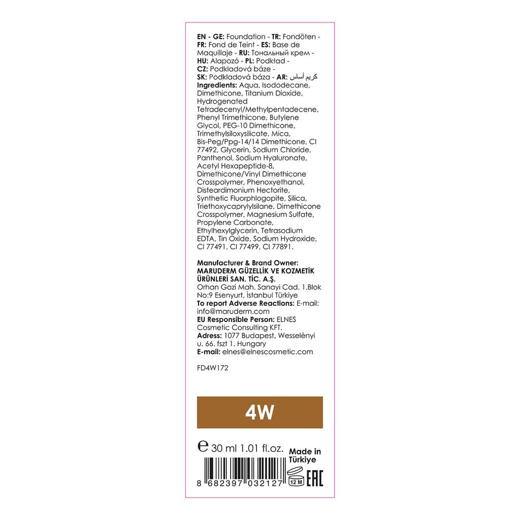 Maruderm Make Up Your Shades Foundation 4W 30ml
