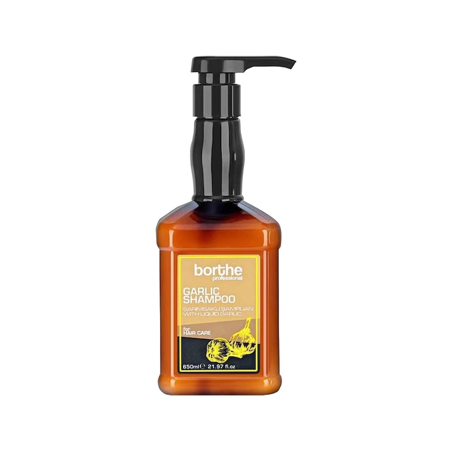 Borthe Professional Garlic Shampoo 650ml - Nourishing Hair Care for Healthier Locks Borthe Garlic Shampoo 650ml - Nourish Your Hair Garlic Shampoo, Professional Hair Care, Borthe Shampoo, Sarımsaklı Şampuan, 650 ml Shampoo, Hair Growth, Scalp Health, Natural Hair Care, Professional Hair Products, Nourishing Shampoo, Salon Grade Hair Care