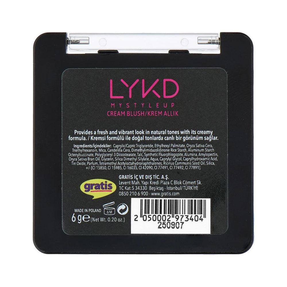 LYKD Cream Blush in 506 Pink Dream for a Natural Flush