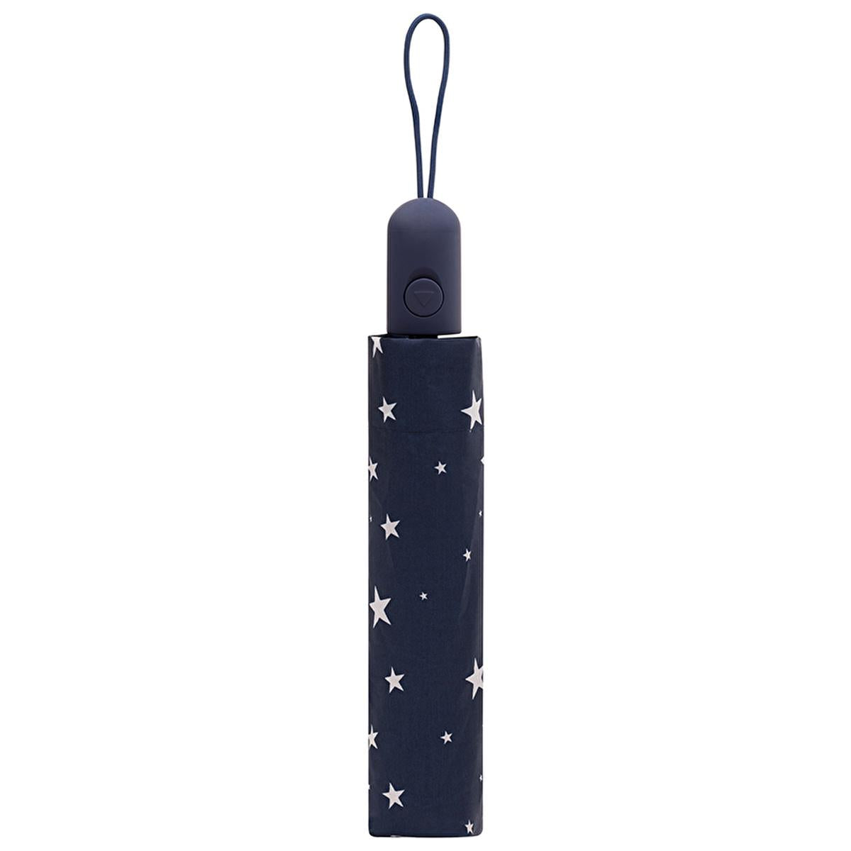 Eklips Automatic Umbrella: Compact Folding Travel Umbrella, Windproof, Navy Blue Star Pattern, Easy Open/Close Eklips Automatic Umbrella: Compact, Windproof, Stylish Star Design automatic umbrella, compact umbrella, folding umbrella, travel umbrella, windproof umbrella, star pattern umbrella, navy blue umbrella, portable rain umbrella, easy open close umbrella, umbrella, rain gear, weather protection, portable umbrella, small umbrella, lightweight umbrella, durable umbrella, stylish umbrella, gift for her, 