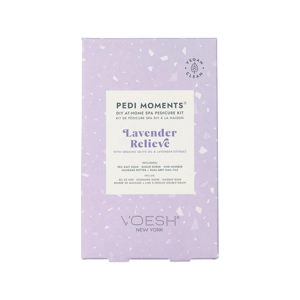 Voesh New York Pedi In A Box 4-Step Lavender Pedicure Kit