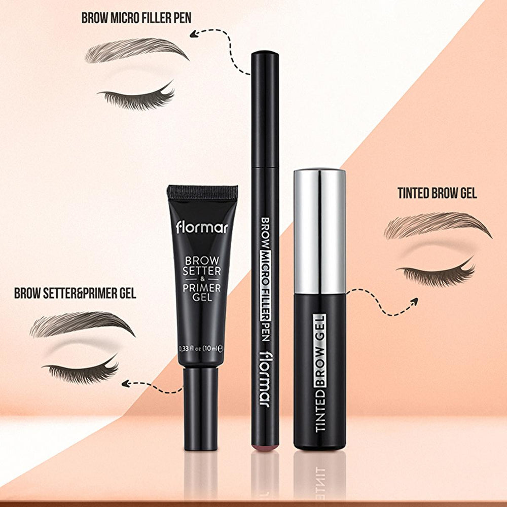 Flormar Brow Micro Filler Eyebrow Filler Pen - Liquid Eyebrow Pencil for Fuller Brows, Natural Look, Long-Lasting - view 3