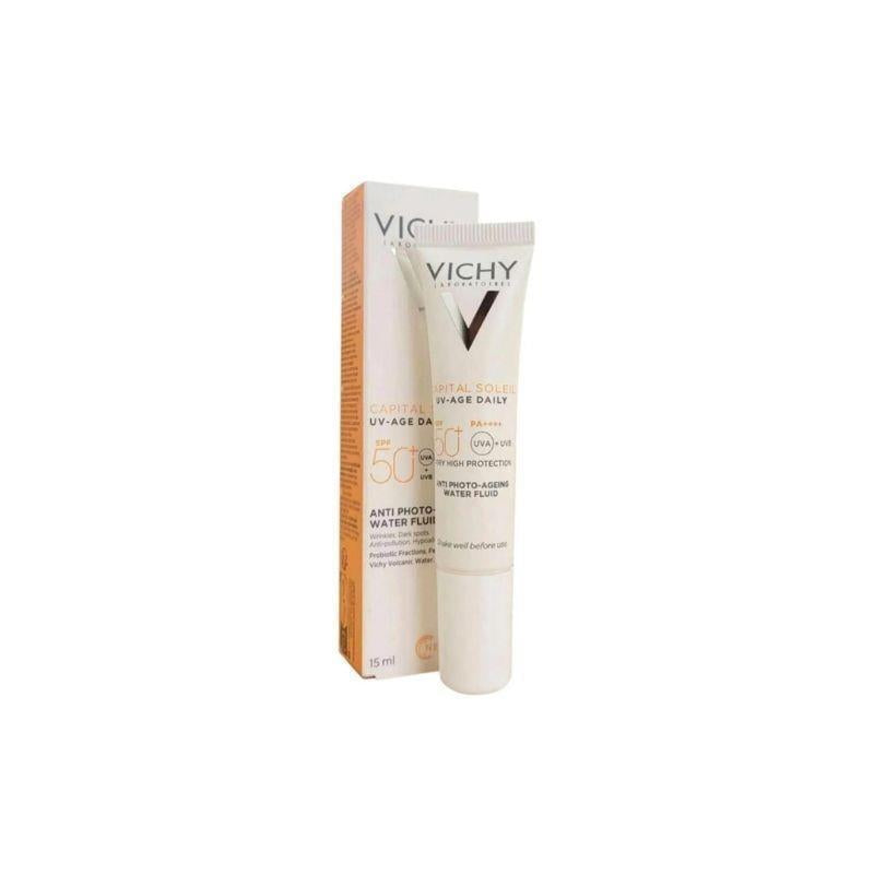 Vichy Capital Soleil Daily Facial Moisturizer SPF 50 - Anti-aging Sunscreen with UV Protection - Face Cream