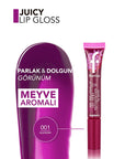 Flormar Juicy Lip Gloss - Moisturizing, Natural Color, Fruit Flavored - Lip Care for Dry Lips - view 3