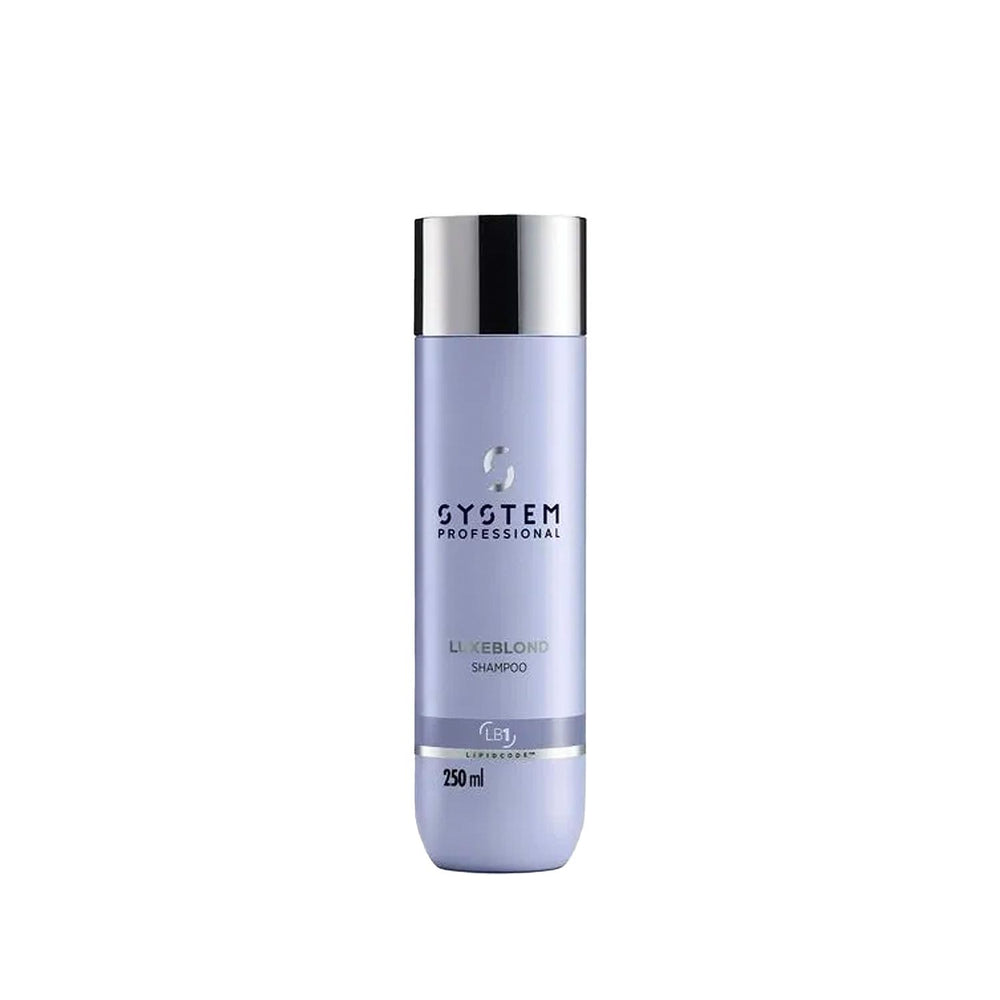Wella System Professional LuxeBlond Shampoo - 8.45 fl oz - Luxurious Blonde Hair Care - Shampoo