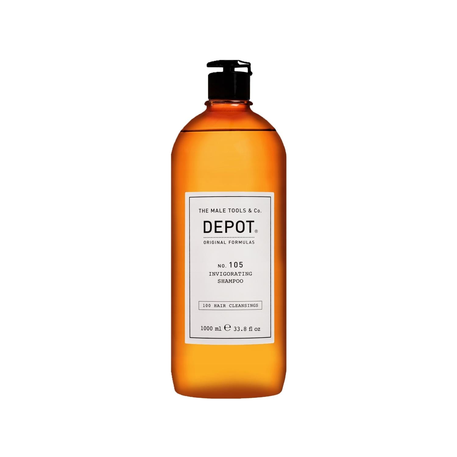 Depot No. 105 Invigorating Hair Shampoo for Hair Loss - 1000ml Anti-Hair Fall & Scalp Stimulation Depot No. 105 Hair Loss Shampoo - Invigorating & Anti-Hair Fall hair loss shampoo, invigorating shampoo, anti hair fall shampoo, Depot No. 105, large volume shampoo, hair care, scalp health, hair growth, anti-hair loss, shampoo 1000ml
