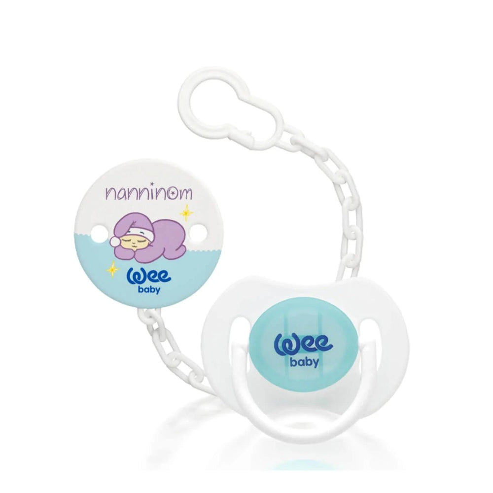 Wee Baby Nanninom Night Pacifier & Clip Set, 1 Piece