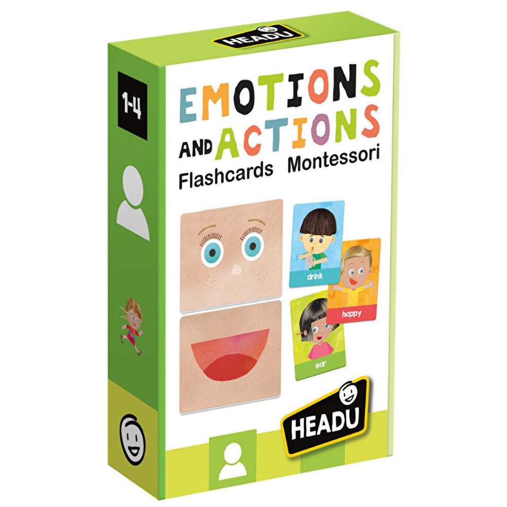 Headu Montessori Flashcards for Toddlers - Emotional Intelligence & Action Learning Cards (1-4 Years) - view 3