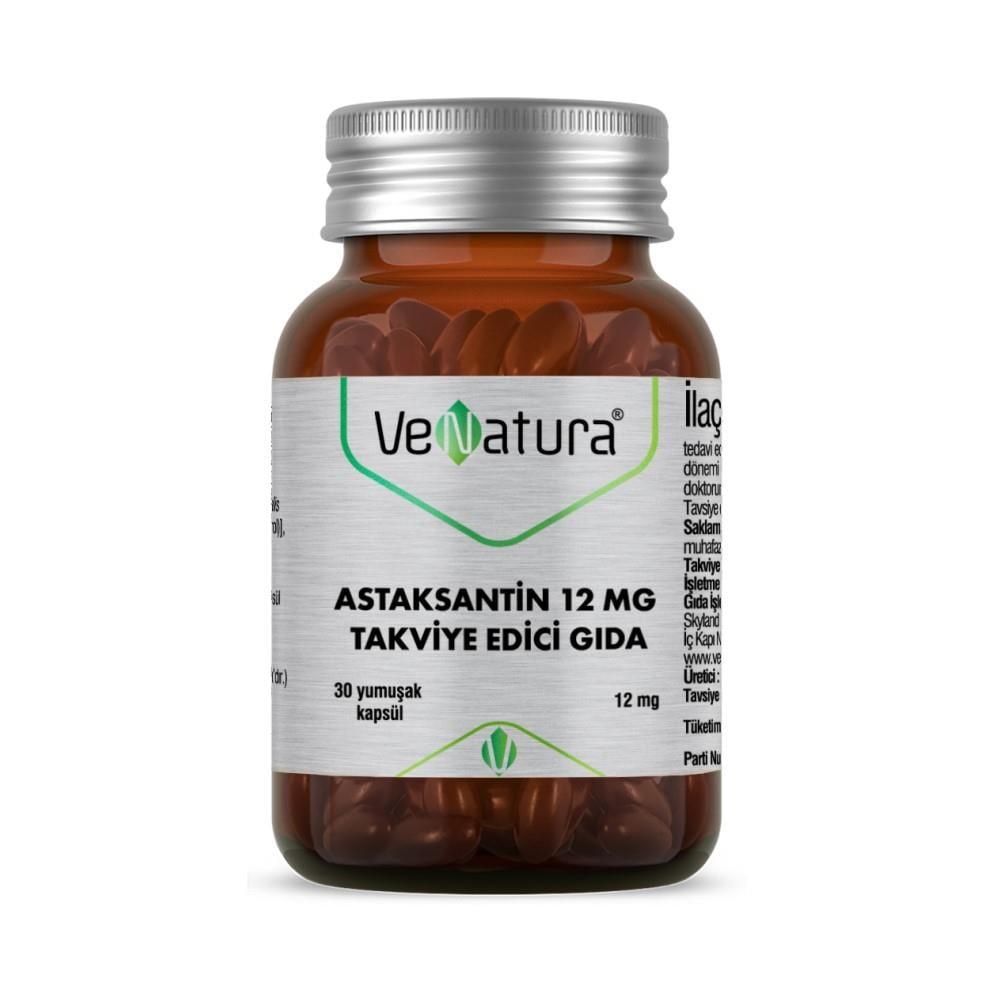VeNatura Astaxanthin Dietary Supplement 12mg - Antioxidant Support for Adults, 30 Capsules - image 5