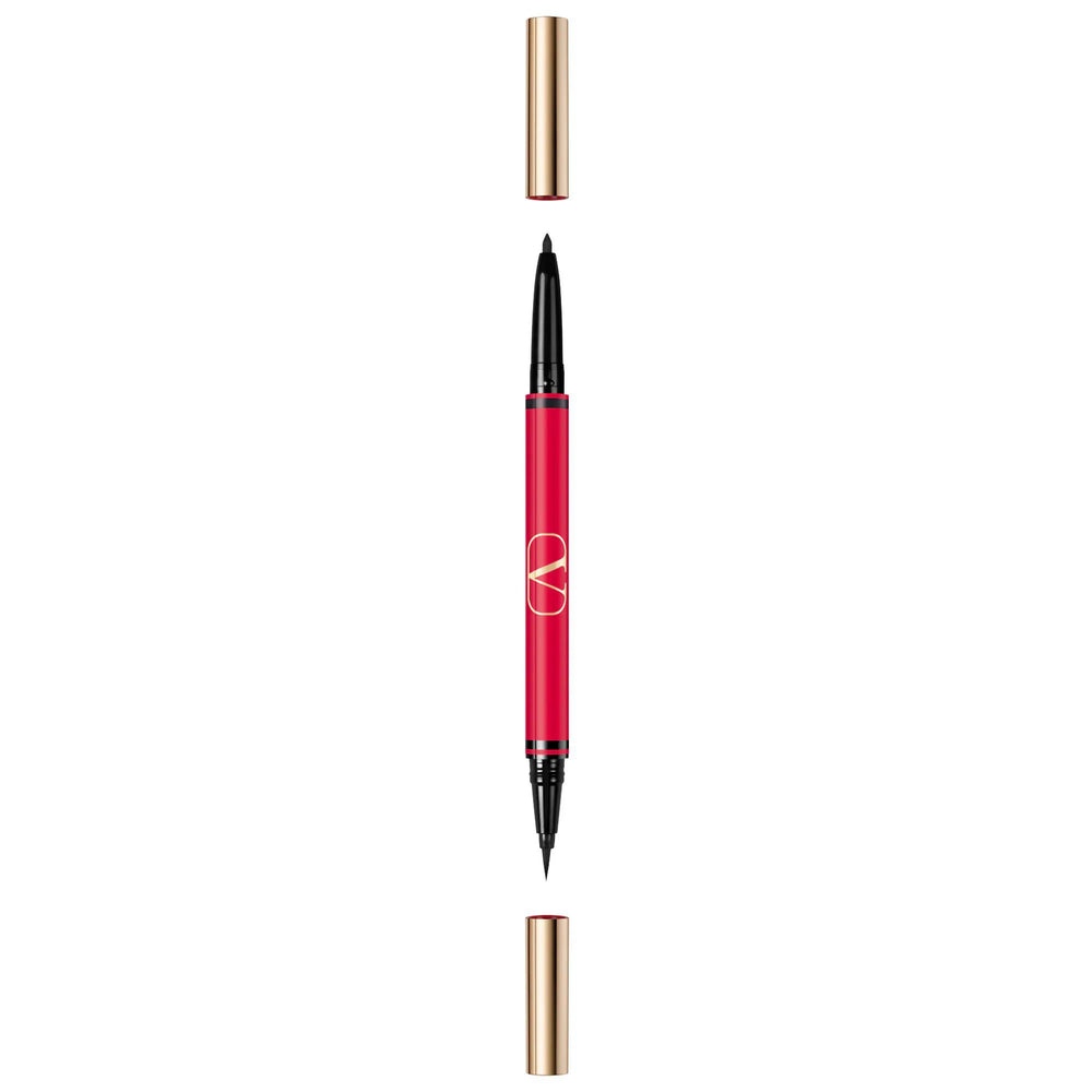Twin Liner - Double-Ended Eyeliner Pen for Precise, 16-Hour Wear - Liquid and Gel Formula Twin Liner - Precise, 16-Hour Eyeliner Pen double-ended eyeliner, liquid eyeliner, gel eyeliner, long-lasting eyeliner, precise eyeliner, eyeliner pen, makeup for long wear, versatile eyeliner, cosmetics, eye makeup, beauty products, long-wearing makeup, makeup essentials, beauty lovers, makeup enthusiasts