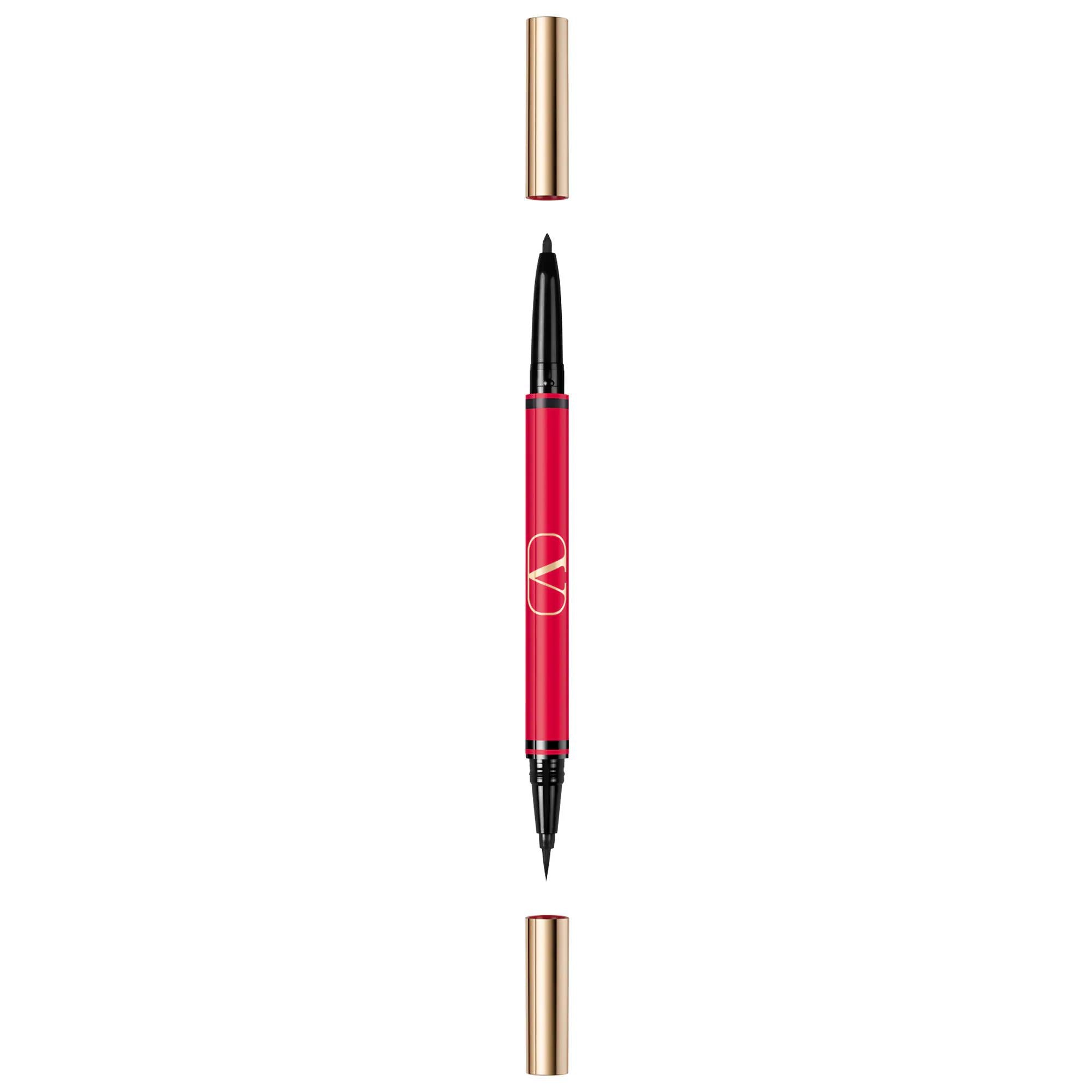 Twin Liner - Double-Ended Eyeliner Pen for Precise, 16-Hour Wear - Liquid and Gel Formula Twin Liner - Precise, 16-Hour Eyeliner Pen double-ended eyeliner, liquid eyeliner, gel eyeliner, long-lasting eyeliner, precise eyeliner, eyeliner pen, makeup for long wear, versatile eyeliner, cosmetics, eye makeup, beauty products, long-wearing makeup, makeup essentials, beauty lovers, makeup enthusiasts