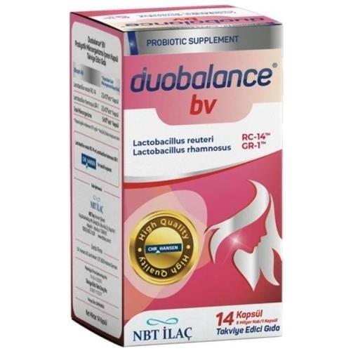 Nbt Life Duobalance BV Probiyotik 14 Kapsül - Probiotic Supplement for Gut Health Support Nbt Life Duobalance BV Probiyotik - Probiotic for Gut Health Probiotic Supplement, Gut Health Support, Lactobacillus reuteri RC-14, Lactobacillus rhamnosus GR-1, Dietary Supplement for Gut Flora, Digestive Health, Probiotics for Urogenital Health, Family Health Supplements, Gut Flora Balance