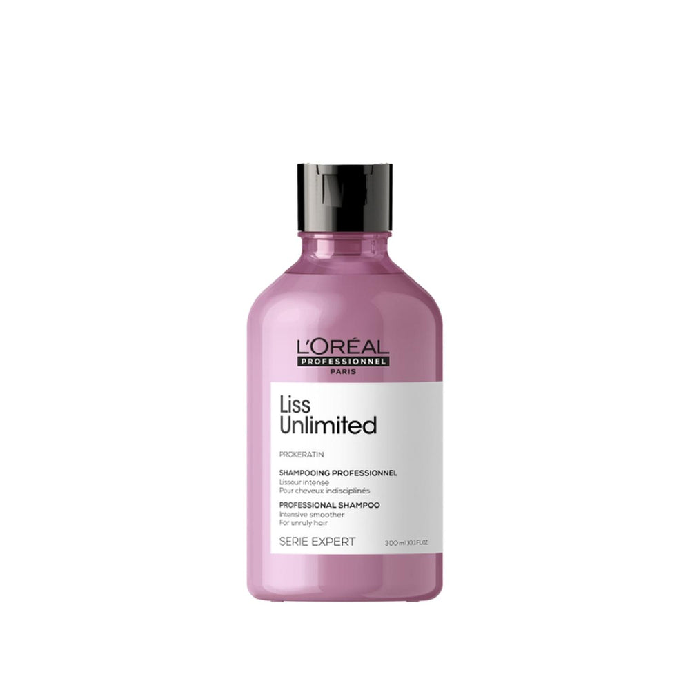 Loreal Professionnel Paris Serie Expert Liss Unlimited Anti-Frizz Shampoo for Smooth Hair - 10.14 fl oz - Shampoo