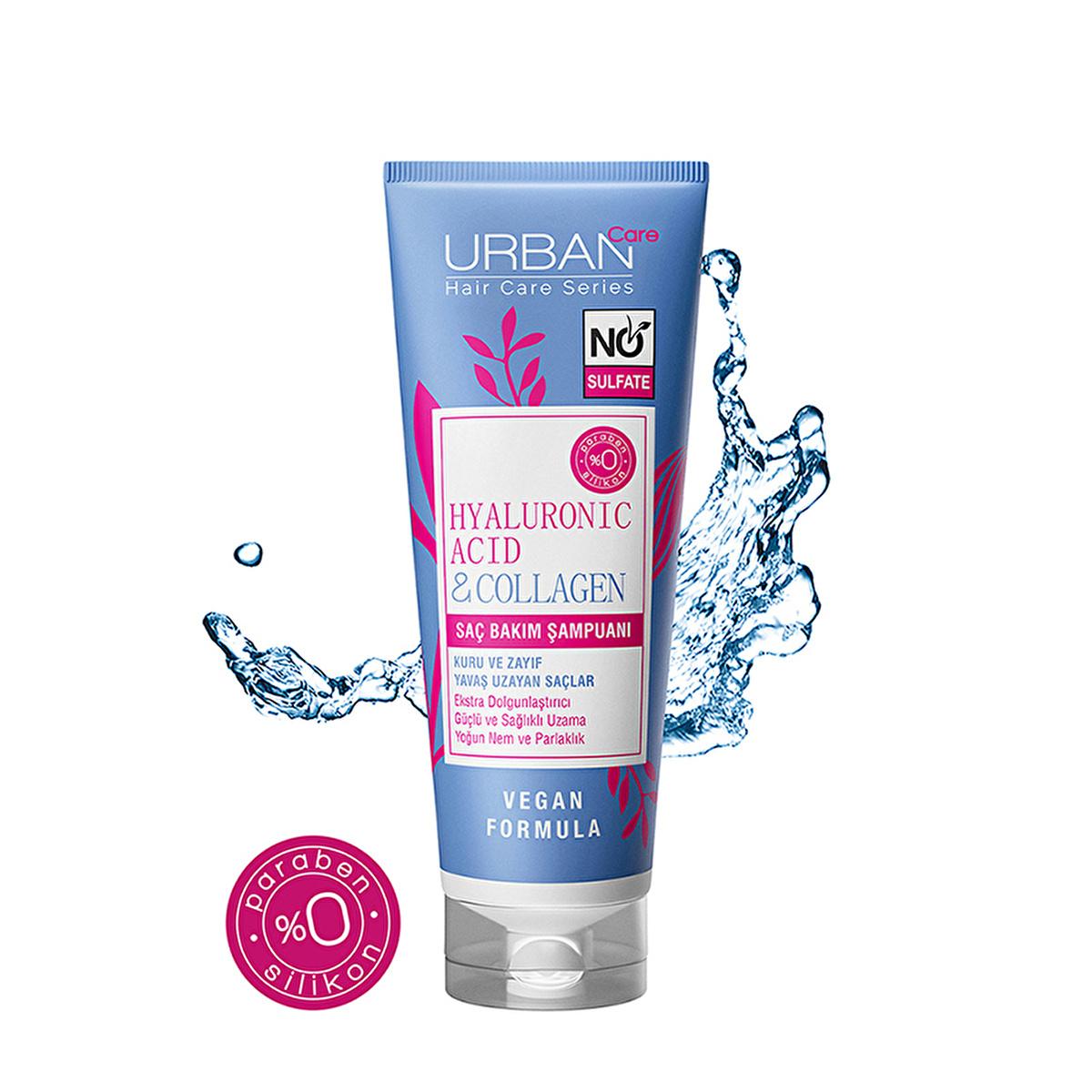 urban care hyaluronic acid collagen shampoo, sulfate-free shampoo for dry hair, 250 ml urban care shampoo bottle Urban Care Hyaluronic Acid & Collagen Sulfate-Free Shampoo - Extra Moisturizing for Dry Hair | 250 ml Urban Care Hyaluronic Acid Collagen Shampoo 250 ml urban-care, hyaluronic-acid, collagen, shampoo, sulfate-free, vegan, dry-hair, hair-care, hydration, ai-generated