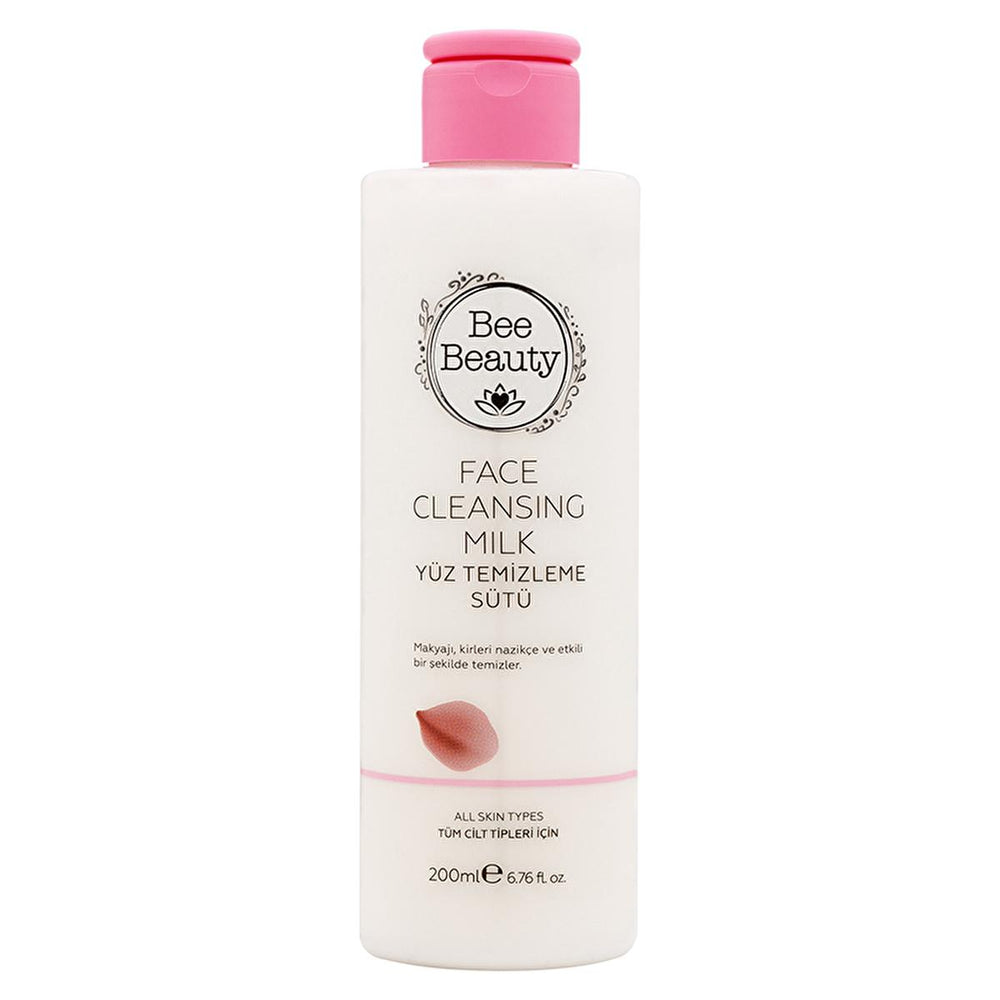 Bee Beauty Facial Cleansing Milk: Gentle Makeup Remover with Rose Water & Jasmine Extract - Non-Drying, All Skin Types Bee Beauty Facial Cleansing Milk: Gentle Makeup Remover facial cleansing milk, gentle makeup remover, rose water cleanser, jasmine extract cleanser, all skin types cleanser, non-drying face wash, sensitive skin cleanser, Bee Beauty cleansing milk, makeup remover, gentle cleanser, face wash, rose water, jasmine extract, skin care, beauty, all skin types, sensitive skin, non-drying, soothing 