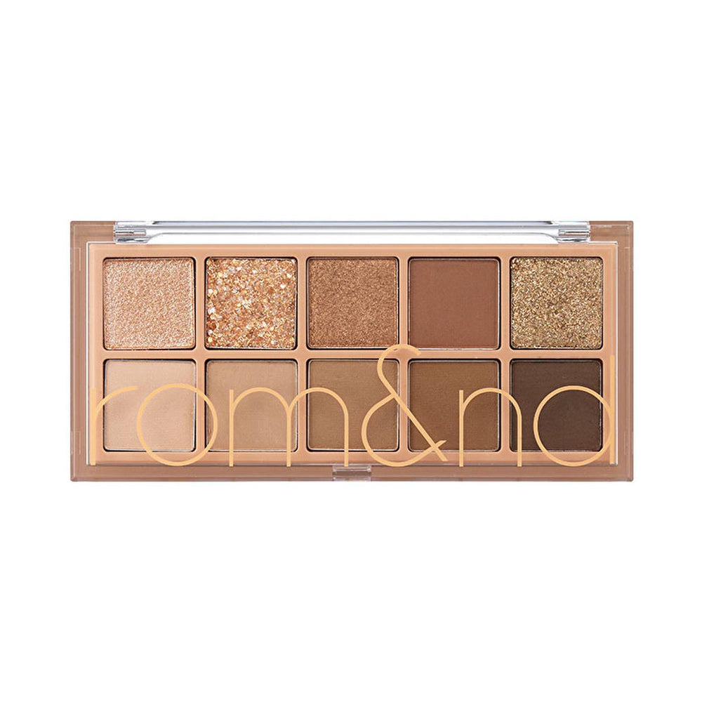 rom&nd Better Than Palette Far Paleti 02 Mahogany Garden - 10 Shade Eyeshadow Palette for Versatile Makeup Looks - Eyeshadow