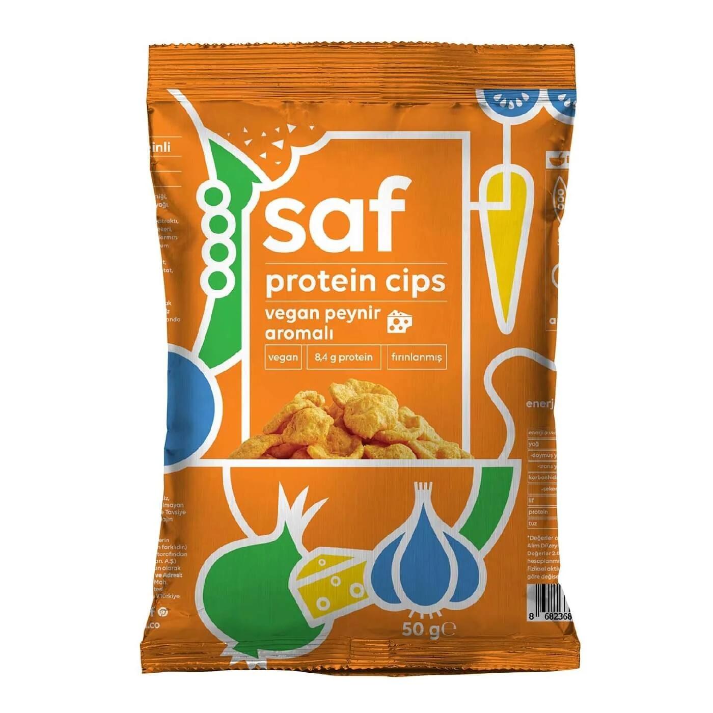 Saf Nutrition Vegan Cheese Flavored Protein Chips 50g
