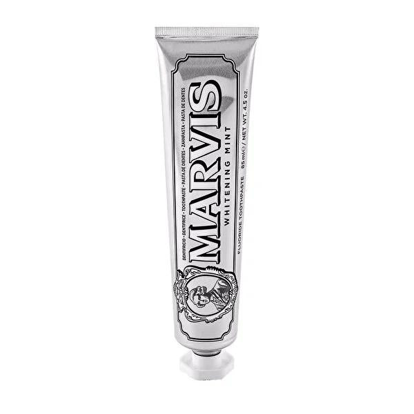 Marvis Whitening Mint Toothpaste - Achieve a Brighter, White Smile & Fresh Breath - Luxury Toothpaste 85ml Marvis Whitening Mint: Whiter Teeth, Fresh Breath - Luxury Toothpaste Whitening toothpaste, Mint toothpaste, Marvis toothpaste, Breath freshening toothpaste, Stylish toothpaste, Toothpaste for white teeth, Best whitening toothpaste, Luxury toothpaste, Toothpaste, Oral hygiene, White smile, Fresh breath, Dental care, Cosmetic toothpaste, Italian toothpaste, Bathroom decor, Plaque removal, Cavity prevent