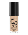 Golden Rose Total Cover 2 in 1 Foundation & Concealer - Oil-Free, SPF 15, Vitamin E - 30ml - Foundation
