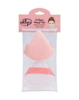 Eklips Triangle Makeup Puff Set for Flawless Powdering 2-Pack