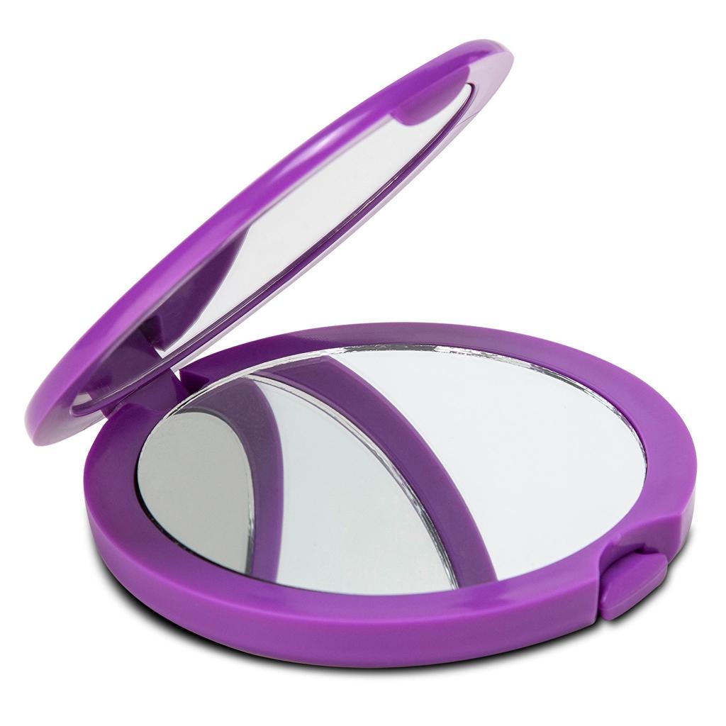Eklips Purple Folding Pocket Mirror &amp; Comb Set