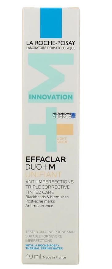 La Roche-Posay Effaclar Duo+M Unifiant Light: Acne Treatment Cream for Sensitive Skin, Reduces Blemishes & Even Skin Tone - 40ml La Roche-Posay Effaclar: Acne Treatment Cream for Sensitive Skin La Roche-Posay Effaclar Duo+M Unifiant Light, acne treatment cream, blemish reduction, sensitive skin acne treatment, light coverage acne cream, acne cream, blemish cream, sensitive skin treatment, light coverage cream, skin care, face cream, dermatology, dermatologist recommended, acne solution, skin imperfection, r