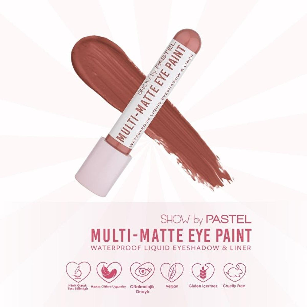 Show by Pastel Waterproof Eyeshadow & Eyeliner - Long-Lasting Matte Finish Eye Paint with Acmella Flower - view 2