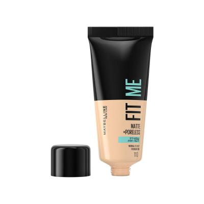Maybelline Fit Me Matte + Poreless Foundation - 110 Porcelain: Oil Control, Pore Minimizing, Natural Finish, Long Lasting Coverage Maybelline Fit Me Matte Foundation: Poreless, Oil Control - Porcelain matte foundation, poreless foundation, skin tone foundation, long lasting foundation, Maybelline Fit Me foundation, oil control foundation, foundation for oily skin, natural finish foundation, 110 Porcelain foundation, Maybelline foundation porcelain, foundation, matte finish, pore minimizing, skin tone evenin