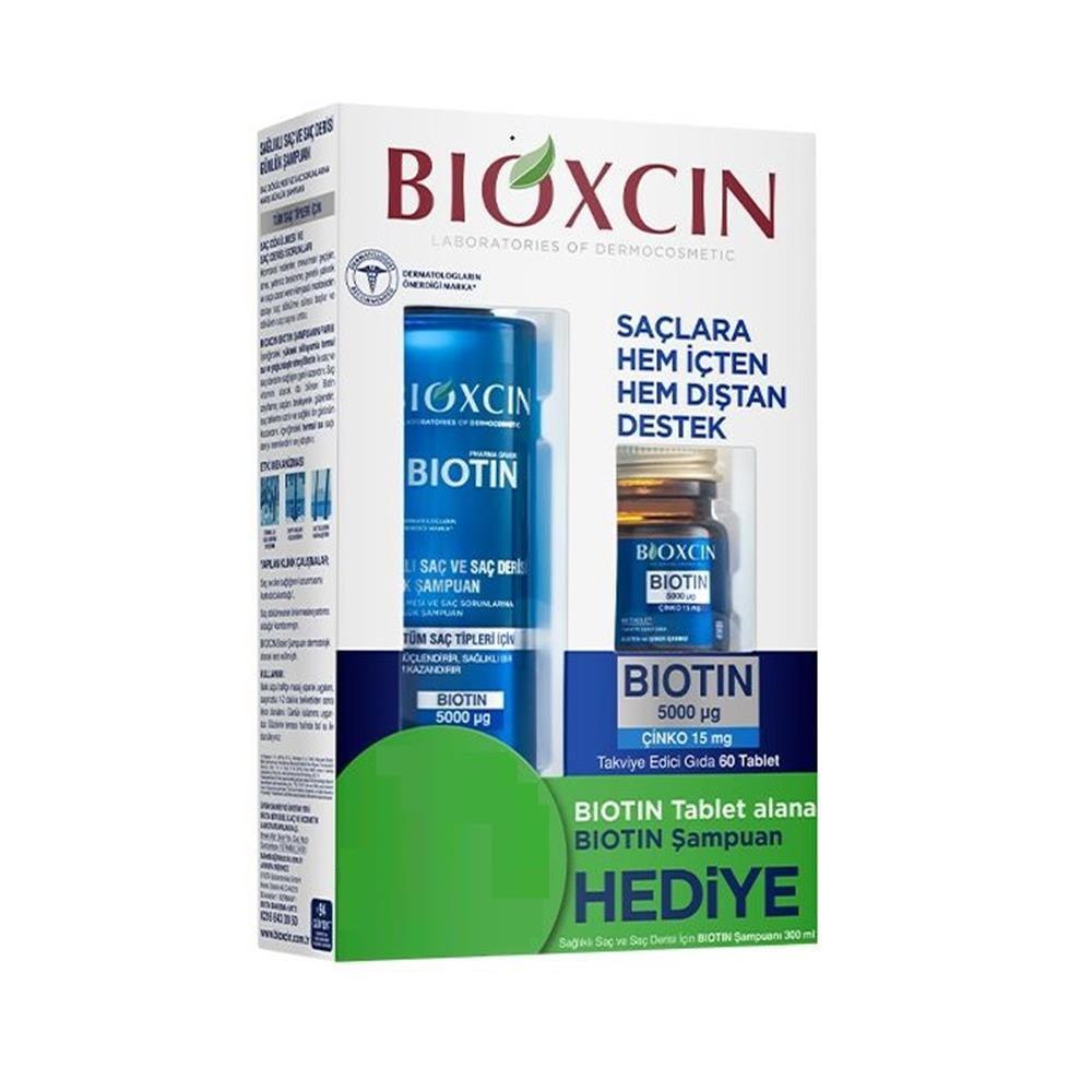 Bioxcin Biotin Supplement Set - 60 Tablets & 300ml Shampoo for Hair Growth, Strength, & Reduced Hair Loss Biotin Supplement Set for Hair Growth - 60 Tablets & 300ml Shampoo Biotin Supplement, Hair Growth Vitamins, Biotin Shampoo Set, Hair Loss Treatment, Biotin and Zinc Supplements, Hair Health, Hair Strength, Hair Care, Biotin Tablets, Zinc Supplements, Hair Growth Supplements, Healthy Hair, Hair Nourishment