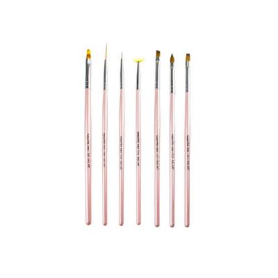 Nascita 7-Piece Nail Art Brush Set - Professional Nail Decoration Tools for Detailed Designs - Makeup Brush